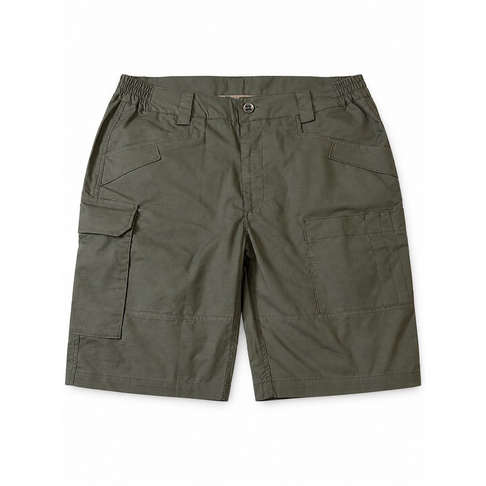 Free Soldier Mens Tactical Cargo Shorts Olive Green Ripstop Size 36 Inseam 11